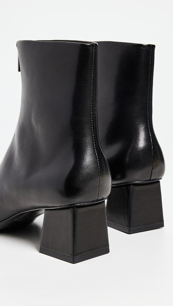 SIMKHAI Ryder Leather Zip Front Boots | Shopbop Product Image