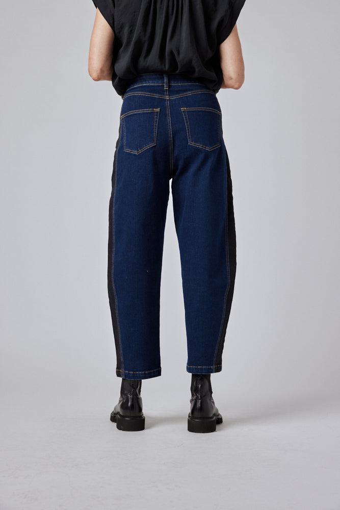 The Winning Combo Denim Barrel Leg Pant Product Image