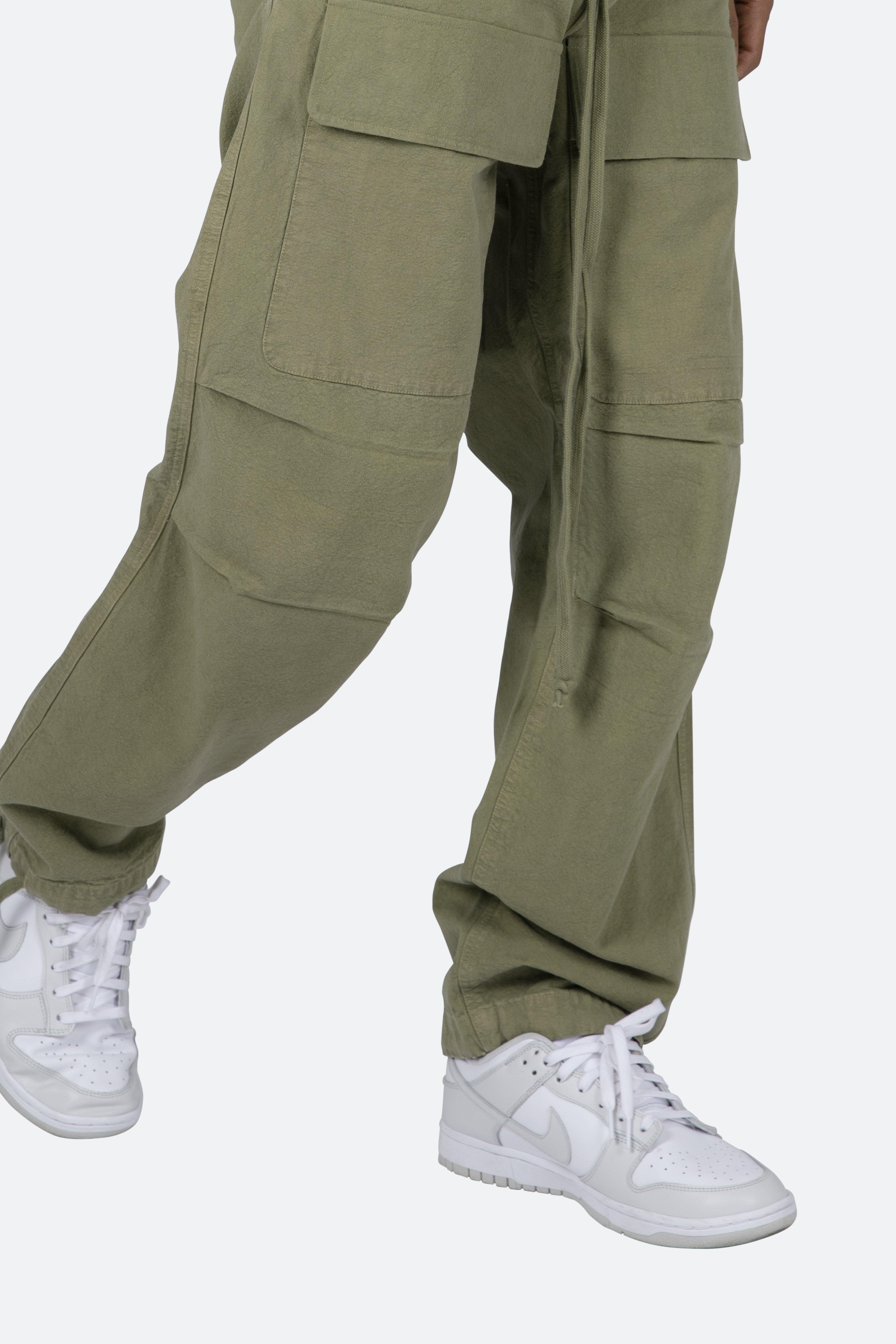 Utility Cargo Pants - Olive Product Image