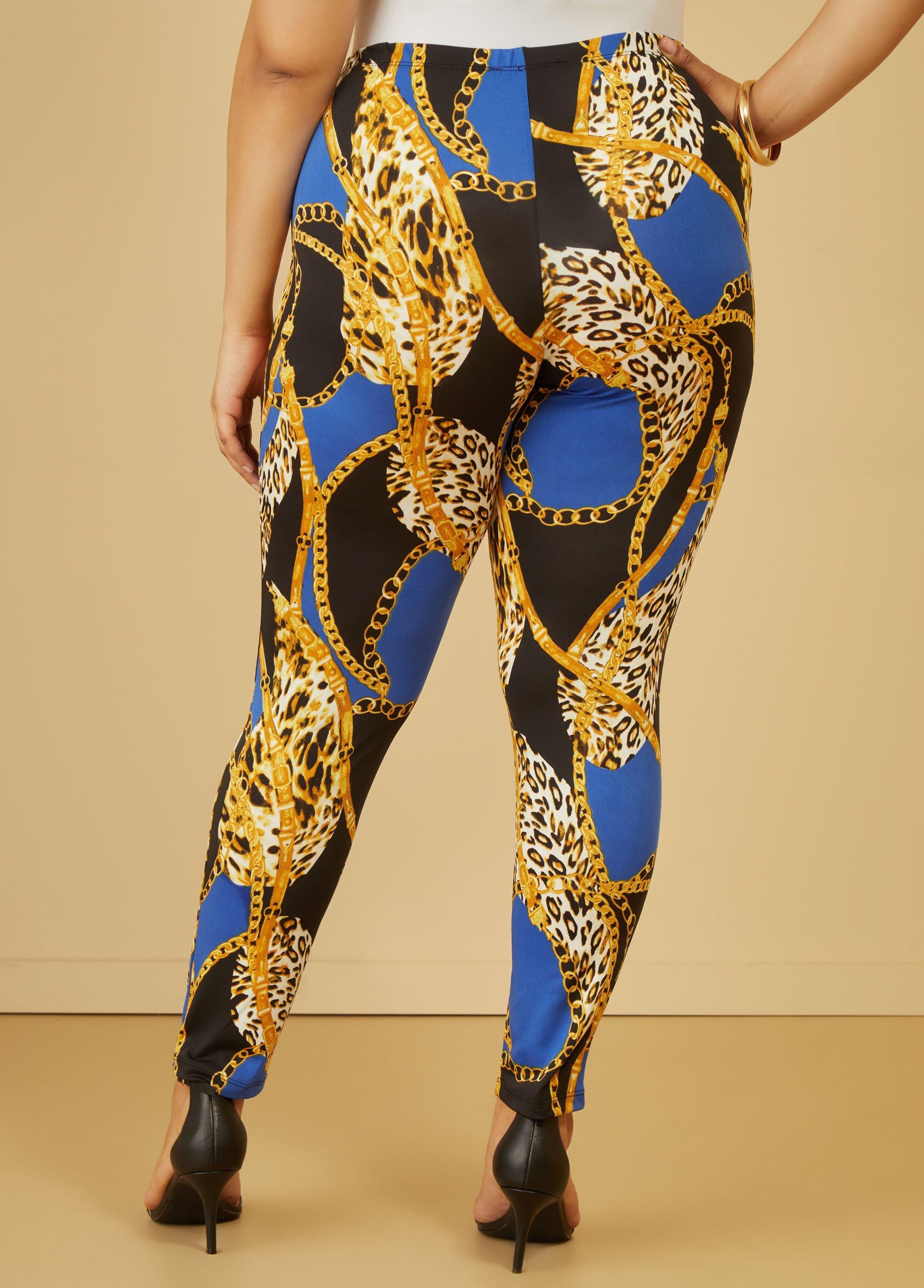 Animal Print High Rise Leggings Product Image