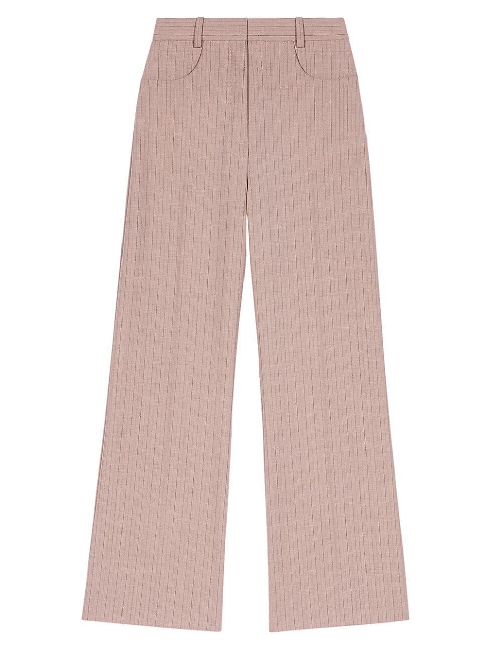 Womens High-Waisted Trousers Product Image