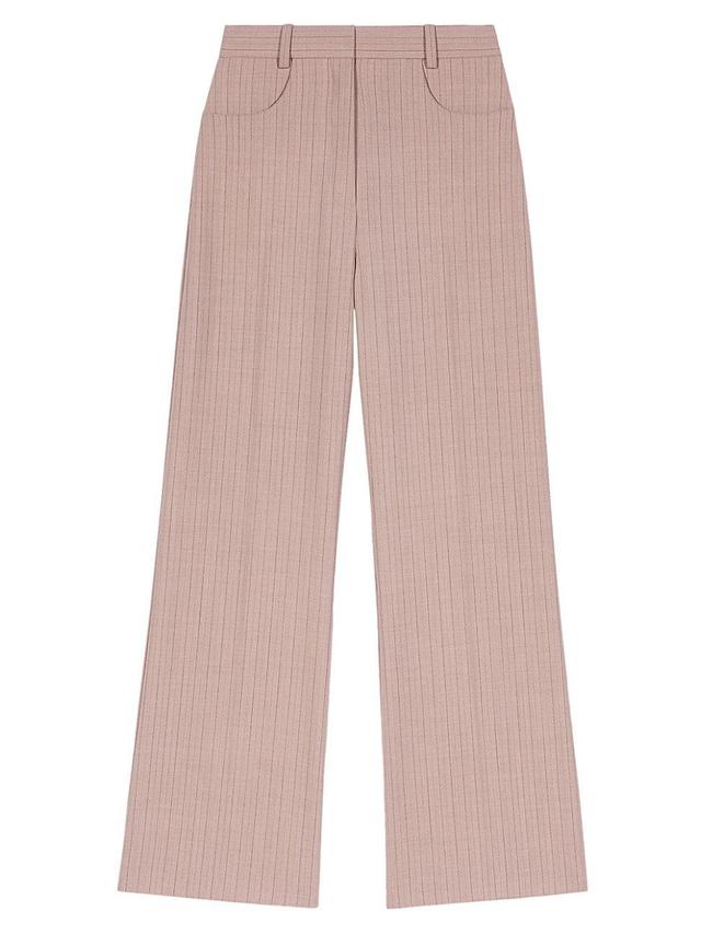 maje Pharell Stripe Wide Leg Pants Product Image