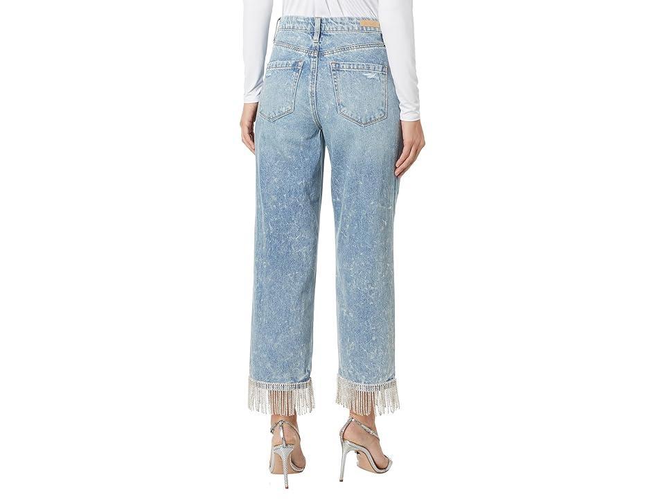 Blank NYC Heart And Soul Baxter Denim Jeans With Rhinestone Fringe Detail (Heart and Soul) Women's Jeans Product Image