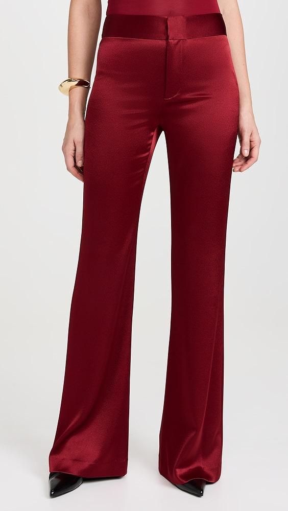 alice + olivia Andrew Bootcut Slim Pants | Shopbop Product Image