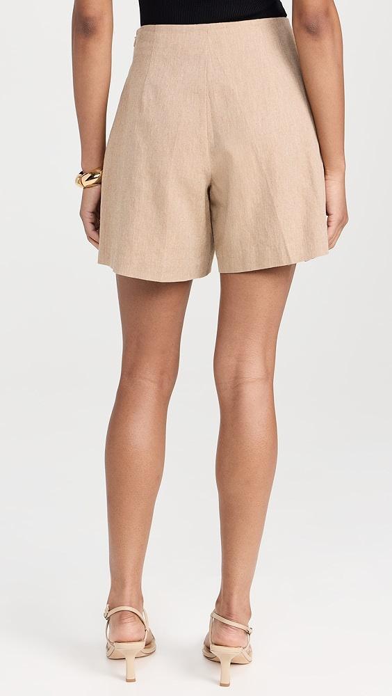 L'AGENCE Hadleigh Long Shorts | Shopbop Product Image