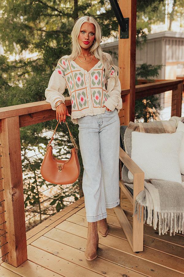 Boho Feels Knit Cardigan Product Image