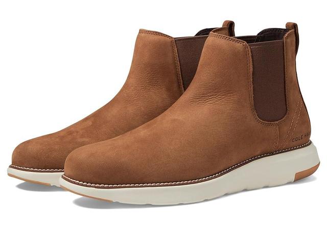 Cole Haan Grand Atlantic Chelsea (Earthen Nubuck/Ivory Water Resistant) Men's Boots Product Image