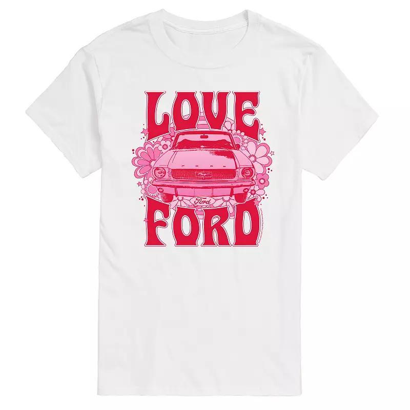 Mens Ford Mustang Love Ford Graphic Tee Product Image