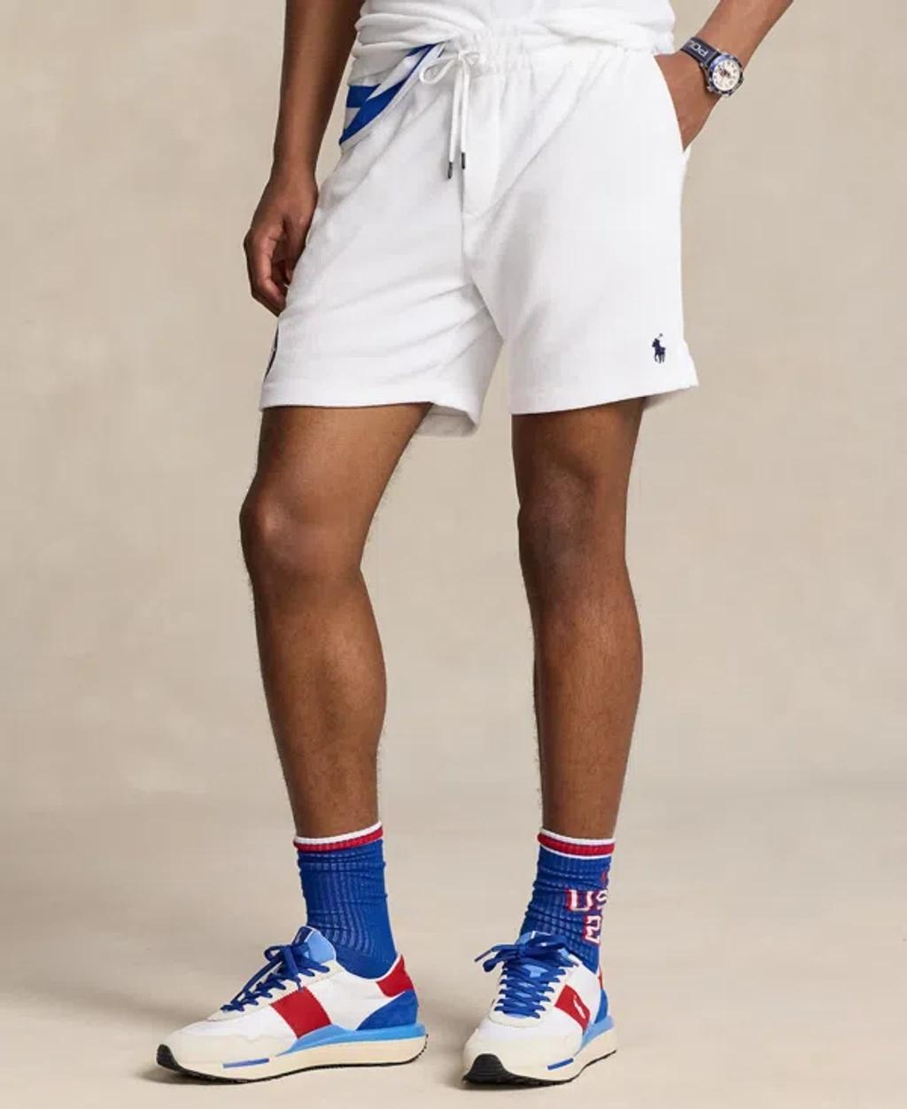 Men's Team Usa 6-inch Terry Shorts In White Product Image