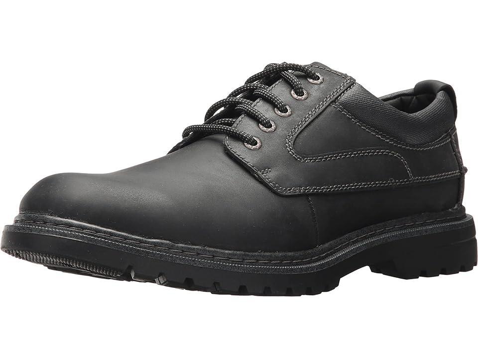 Dockers Warden Plain Toe Oxford (Black Soft Oiled Crazyhorse) Men's Shoes Product Image