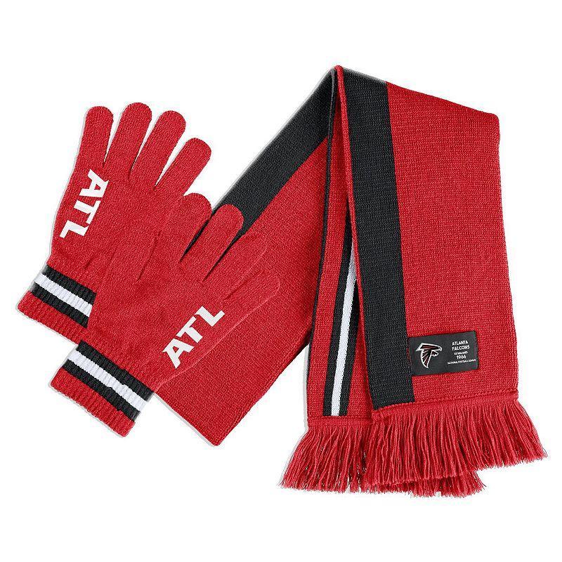 WEAR by Erin Andrews Atlanta Falcons Scarf and Glove Set Product Image