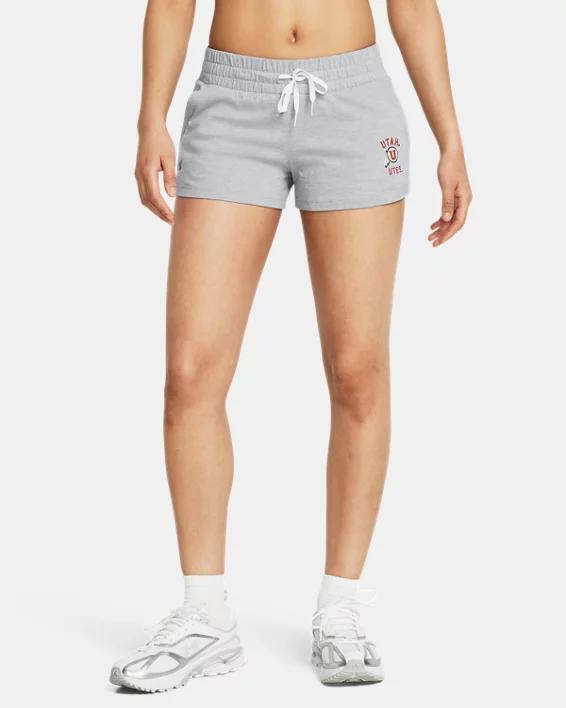 Womens UA Performance Cotton Collegiate Shorts Product Image