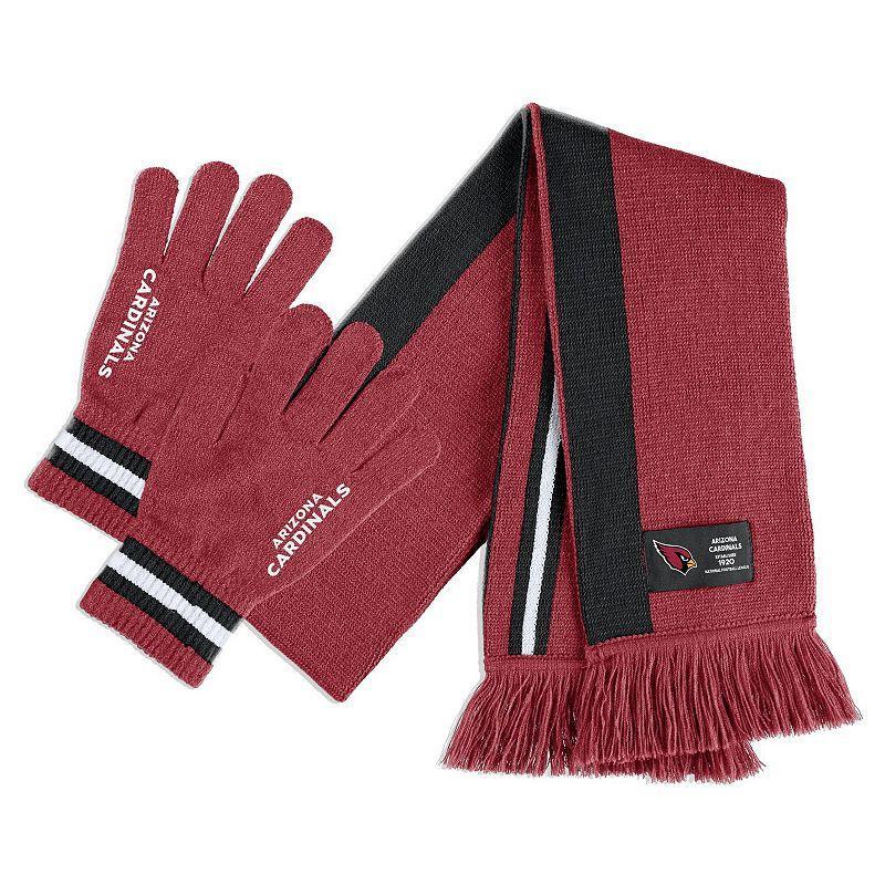 WEAR by Erin Andrews Arizona Cardinals Scarf and Glove Set Product Image