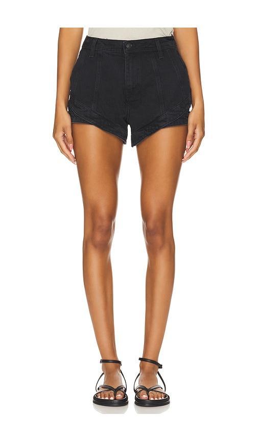 x We The Free Crvy Mona High Rise Shorts In Midnight Black Product Image