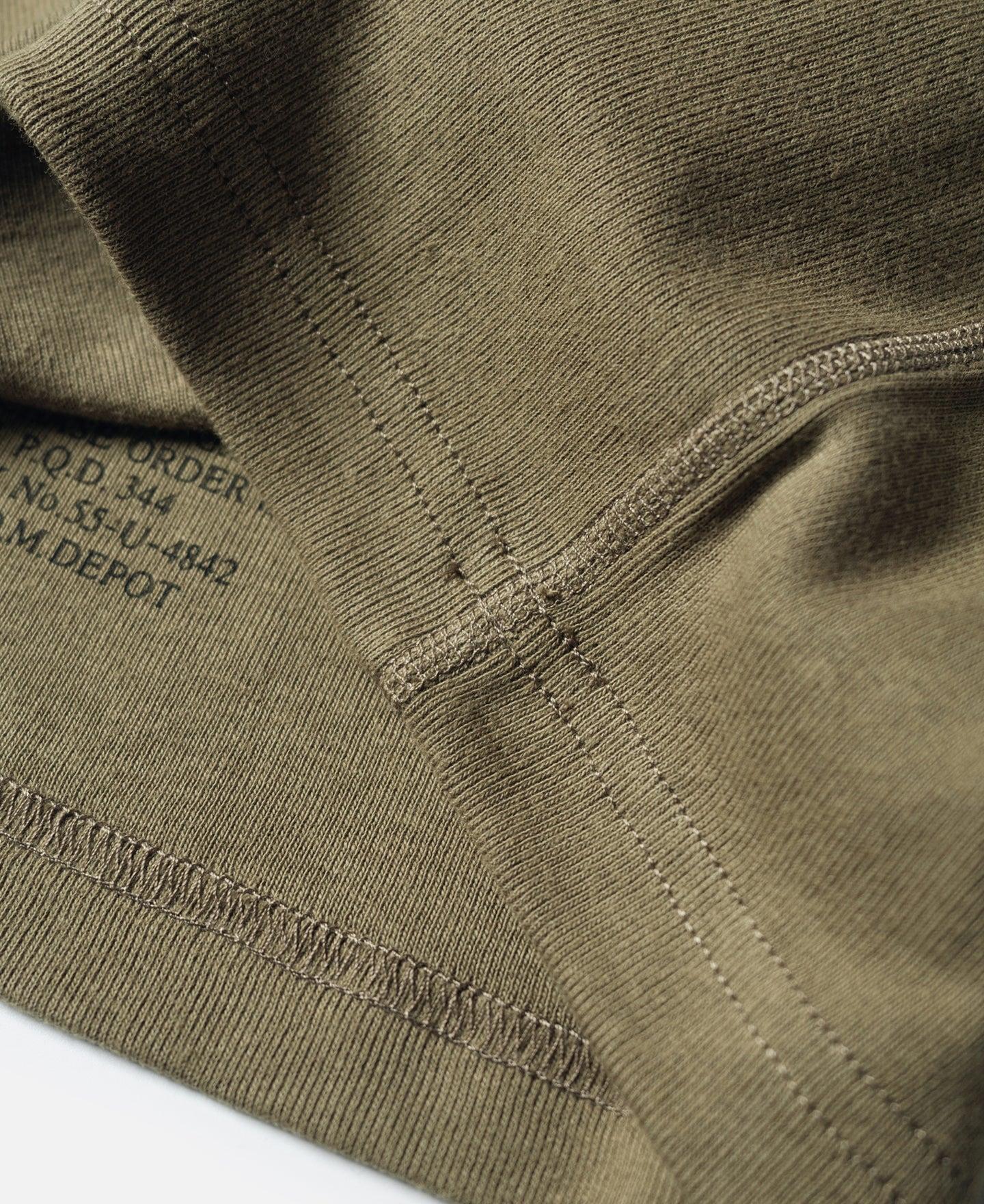 Military Cotton Tank Top - Olive Product Image