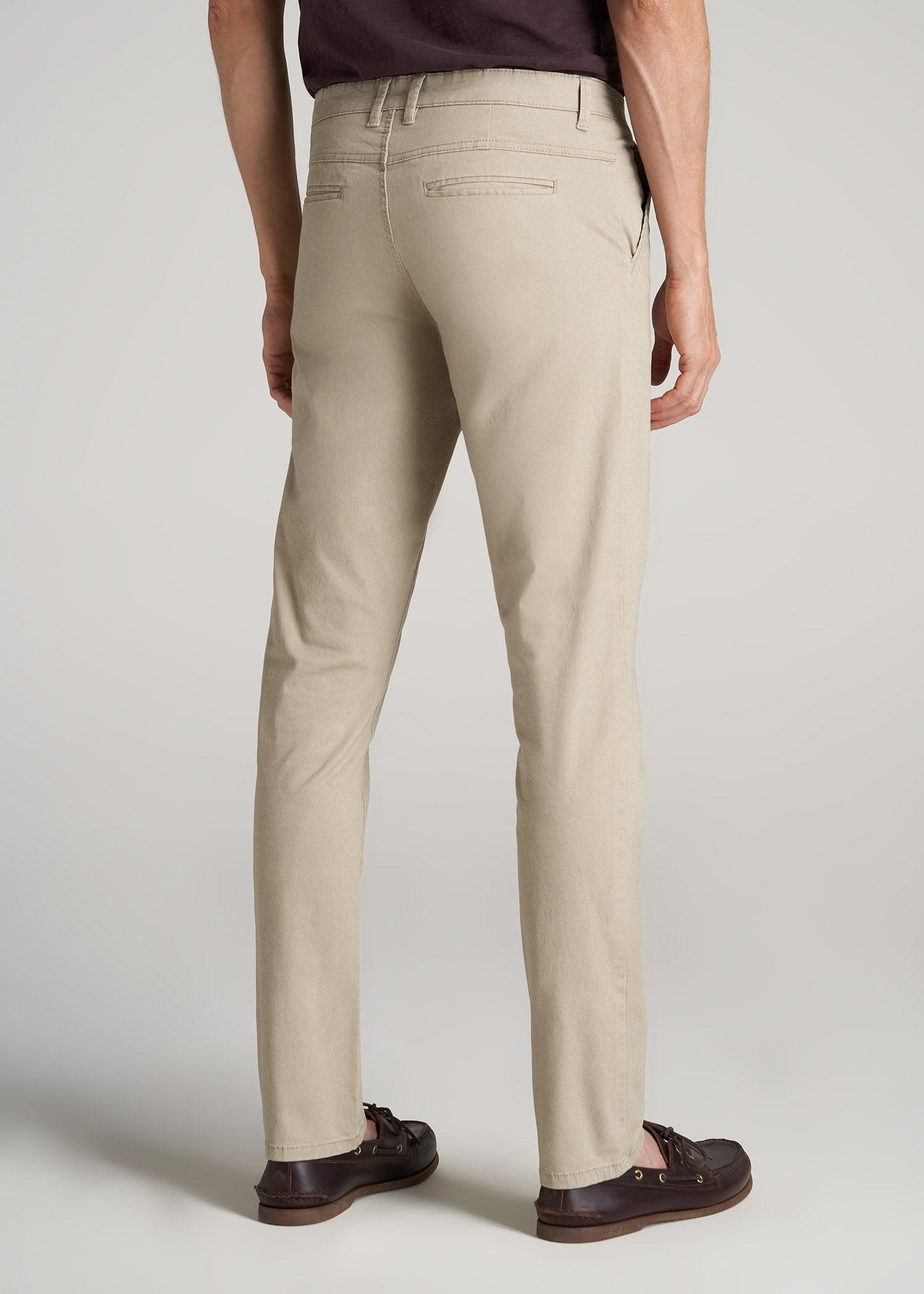 Carman TAPERED Chinos in Desert Khaki - Pants for Tall Men Male Product Image