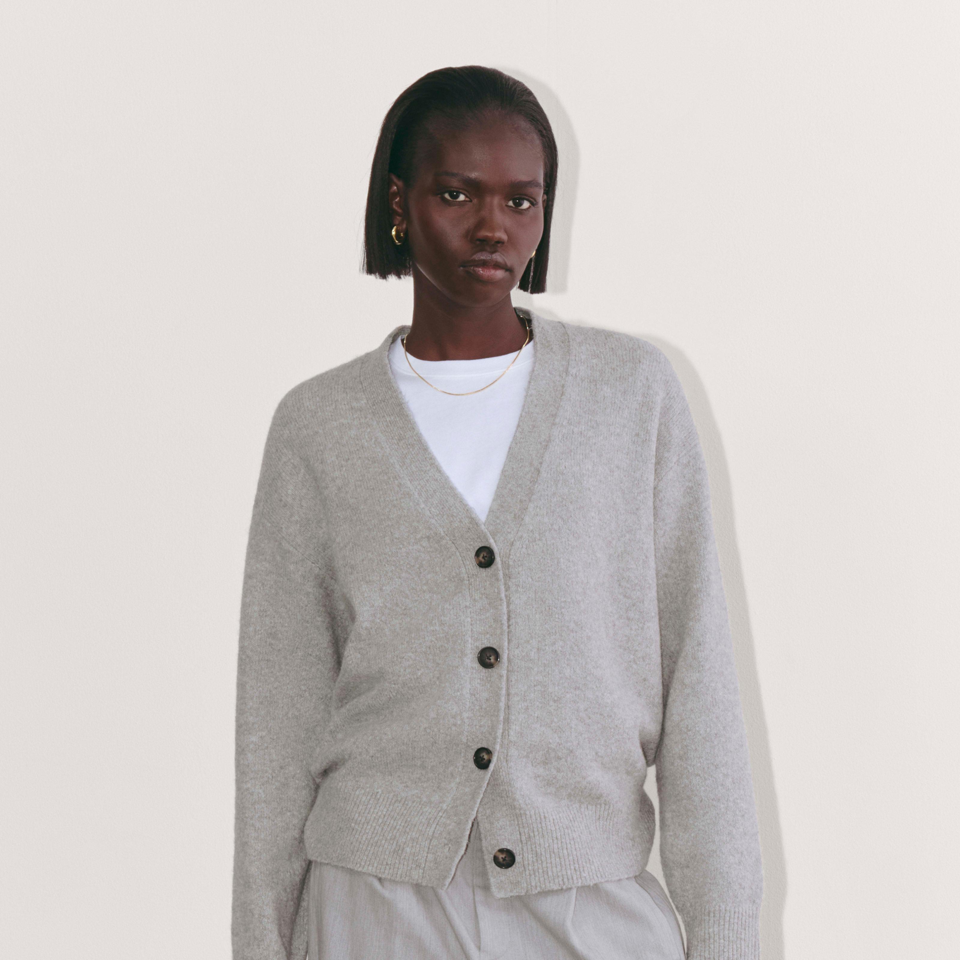 The Cocoon Cardigan in Plush Cotton Product Image