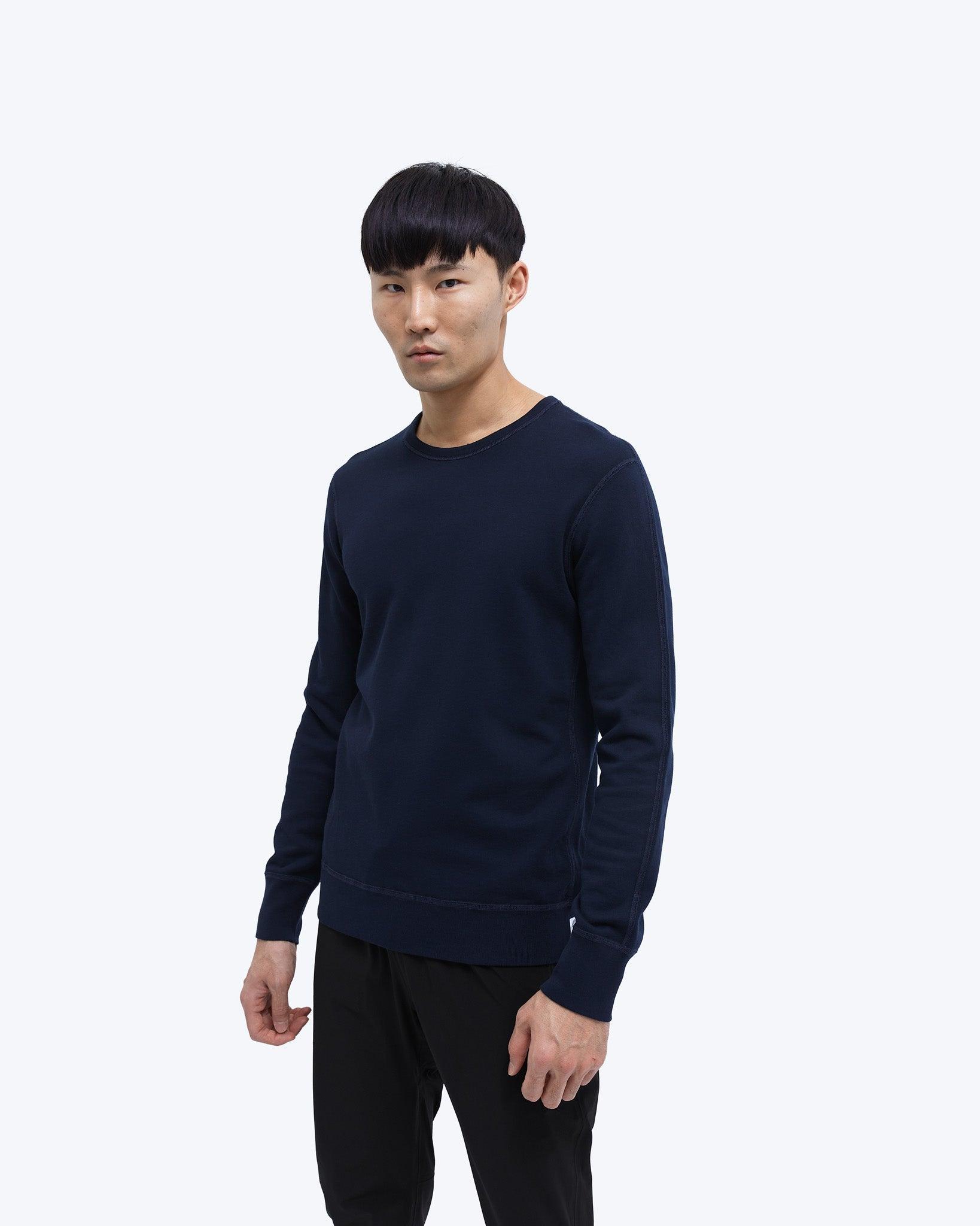 Lightweight Terry Slim Crewneck Male Product Image