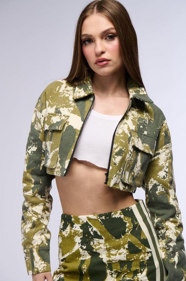 ABSTRACT CAMO UTILITY BOMBER Product Image