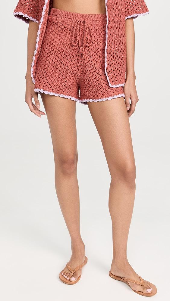 MINKPINK Carver Crochet Shorts | Shopbop Product Image