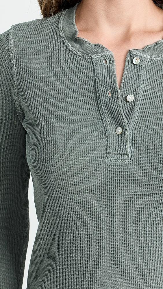 AMO Thermal Henley Tee | Shopbop Product Image