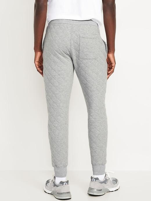 Loose Quilted Fleece Joggers Product Image