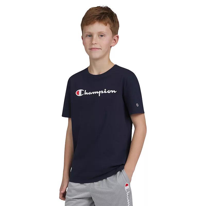 Boys 8-20 Champion Classic Logo Graphic Tee, Boys Blue Product Image