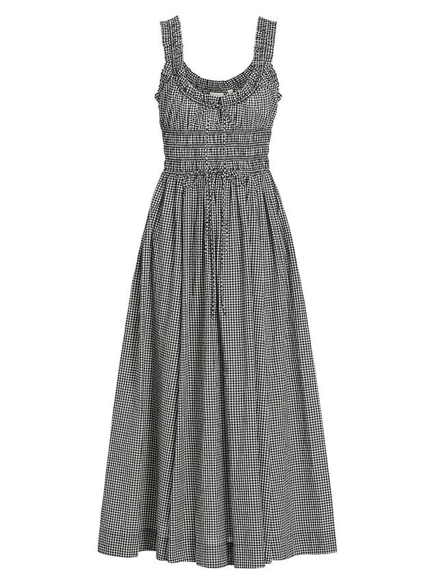 Womens Emmaretta Gingham Midi-Dress Product Image