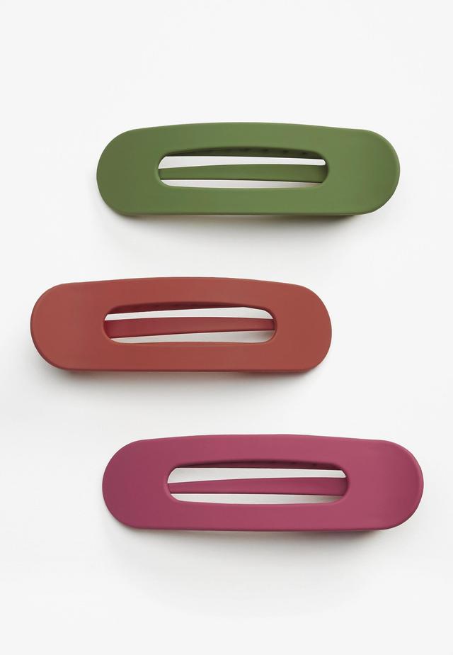 3 Pack Flat Claw Hair Clips Product Image