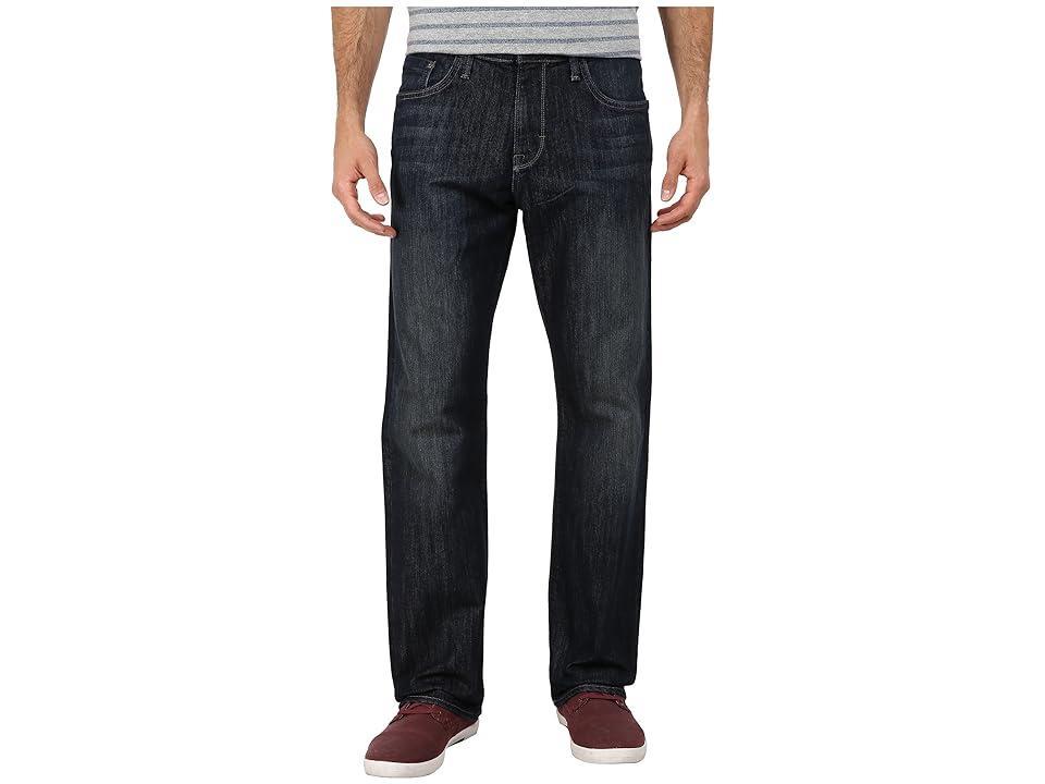 Mavi Jeans Matt Mid Rise Relaxed Straight in Deep Stanford (Deep Stanford) Men's Jeans Product Image