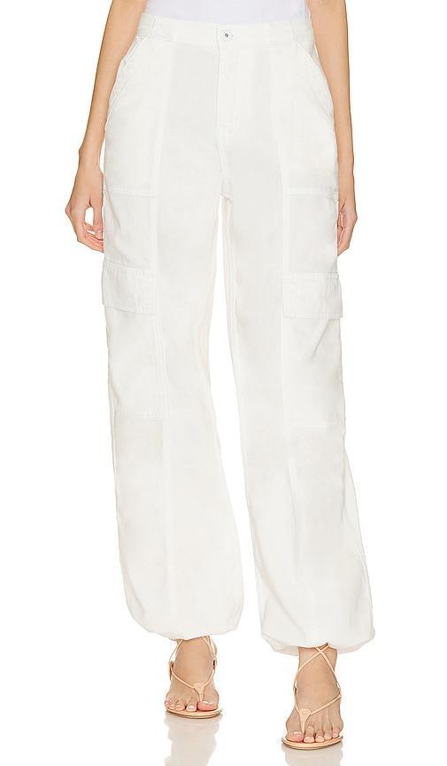 JONATHAN SIMKHAI STANDARD Calista Utility Pant in White - White. Size XS (also in S, XL). Product Image