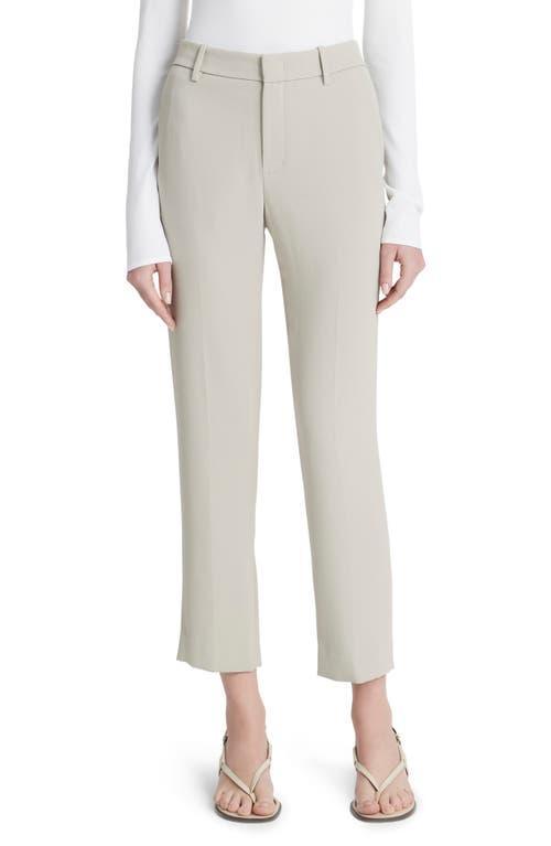 Vince Tailored Straight Leg Crepe Pants Product Image