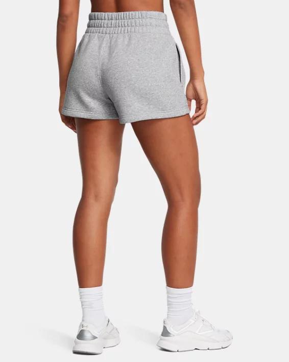 Women's UA Icon Fleece Boxer Shorts Product Image