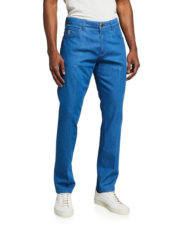 Stefano Ricci Men's Straight-Leg Denim Jeans - Size: 42R - OPEN 3 Product Image