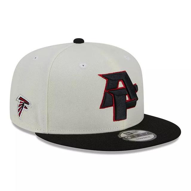 Mens New Era Cream/Black Atlanta Falcons City Originals 9FIFTY Snapback Hat Product Image