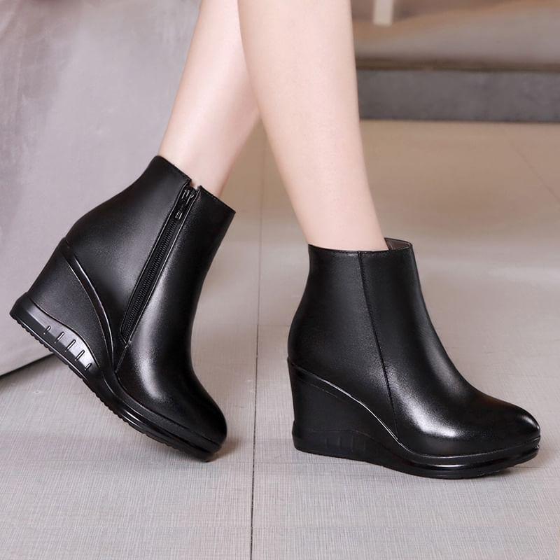 Platform Wedge Short Boots product image