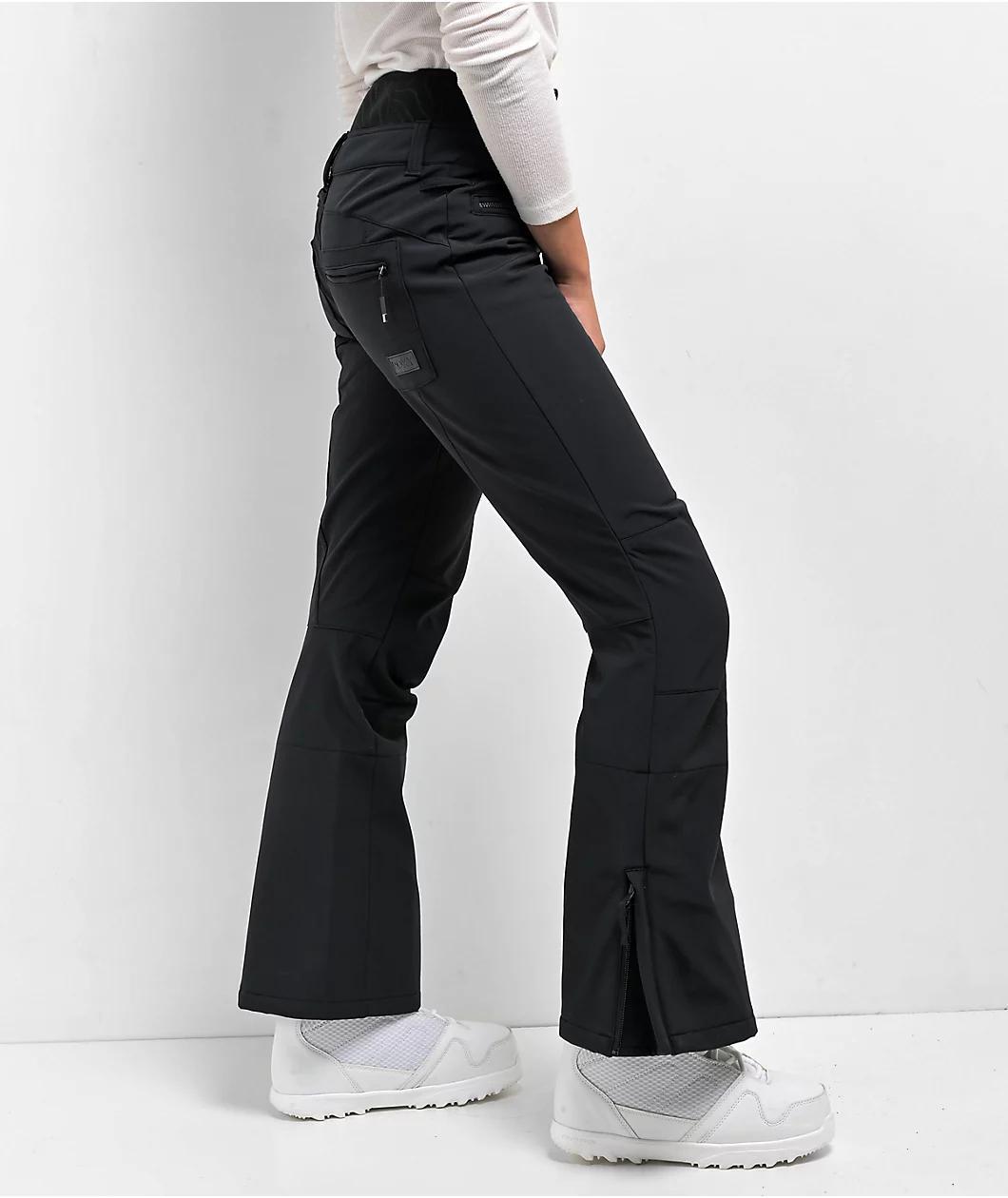 Roxy Rising High 15K Black Snow Pants Product Image