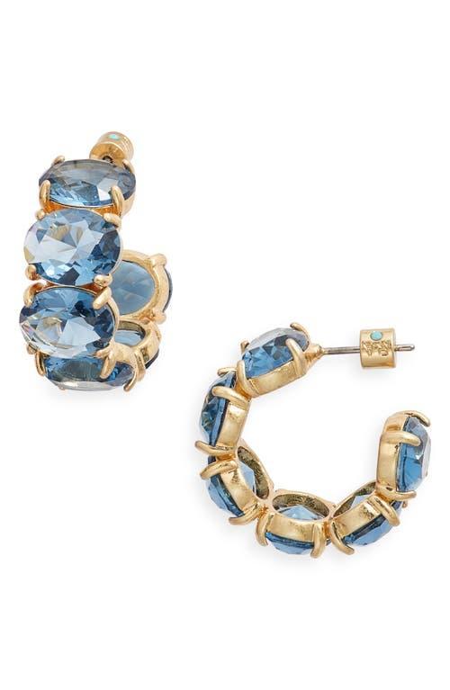 ROXANNE ASSOULIN The Royals Crystal Hoop Earrings Product Image