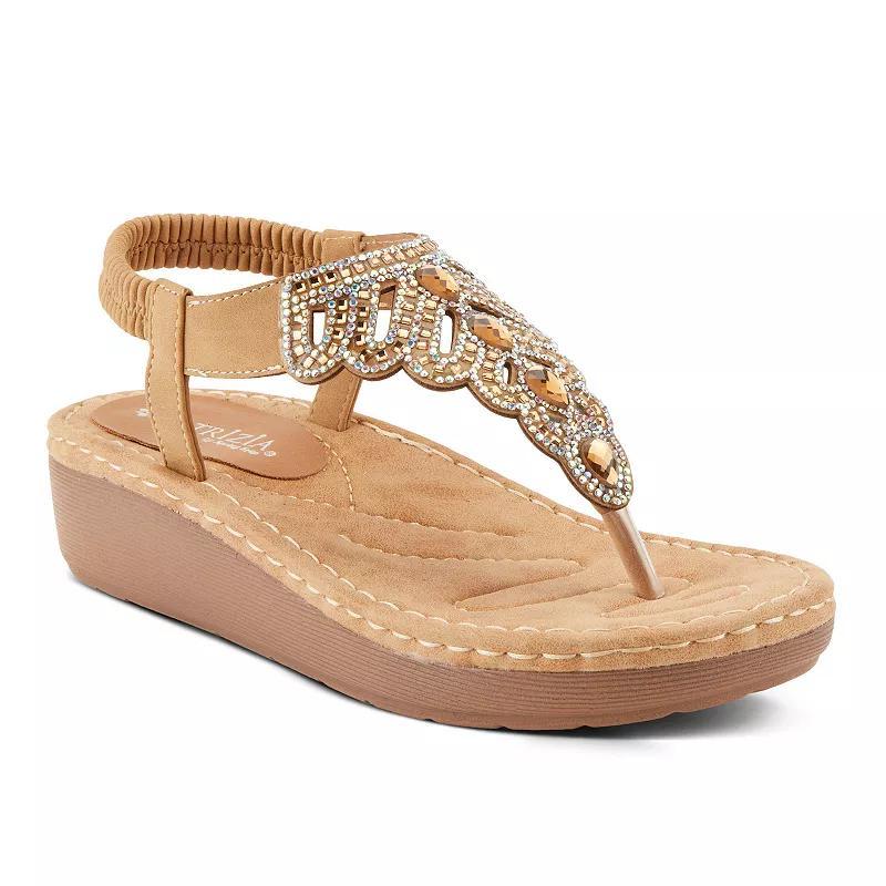 Patrizia Toshira Womens Crystal Wedge Sandals Product Image