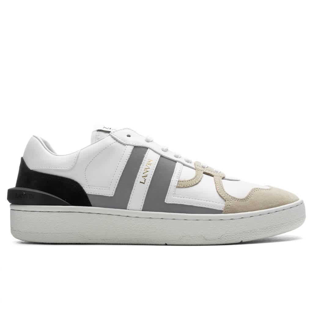 Clay Low Top Sneakers - White/Silver Male Product Image