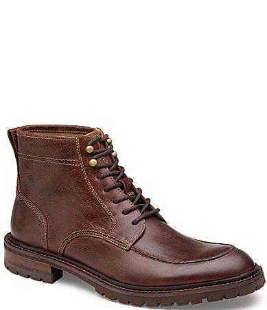 Johnston  Murphy Mens Barrett Moc Toe Boots Product Image