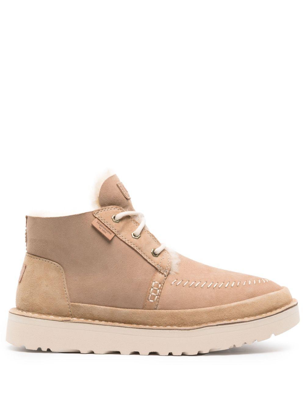 UGG Neumel Lace-up Boots In Beige Product Image