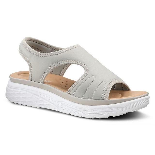 Flexus by Spring Step Marshmello Womens Slingback Sandals Light Grey Product Image