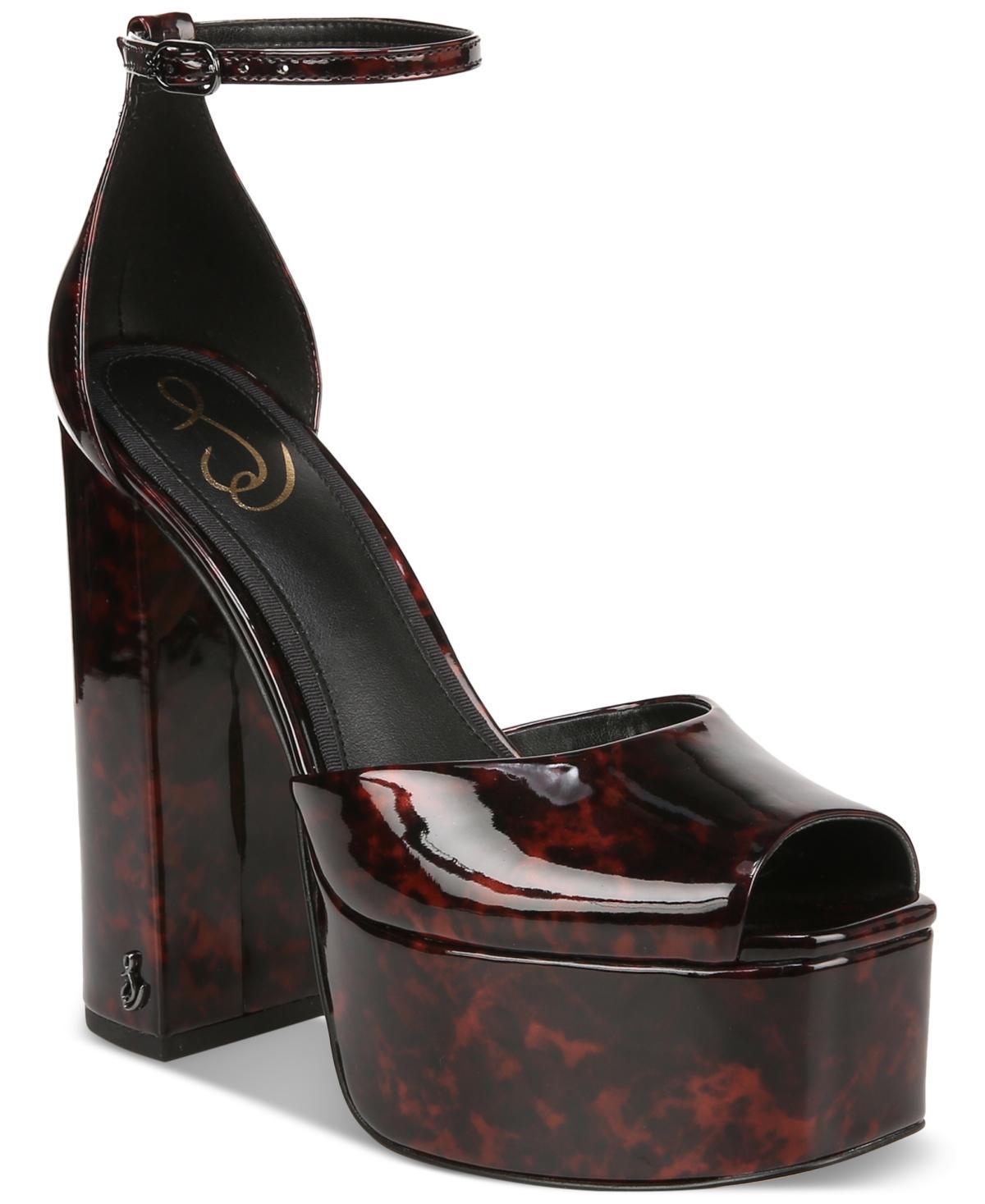 Sam Edelman Kori Ankle Strap Peep Toe Platform Sandal Product Image