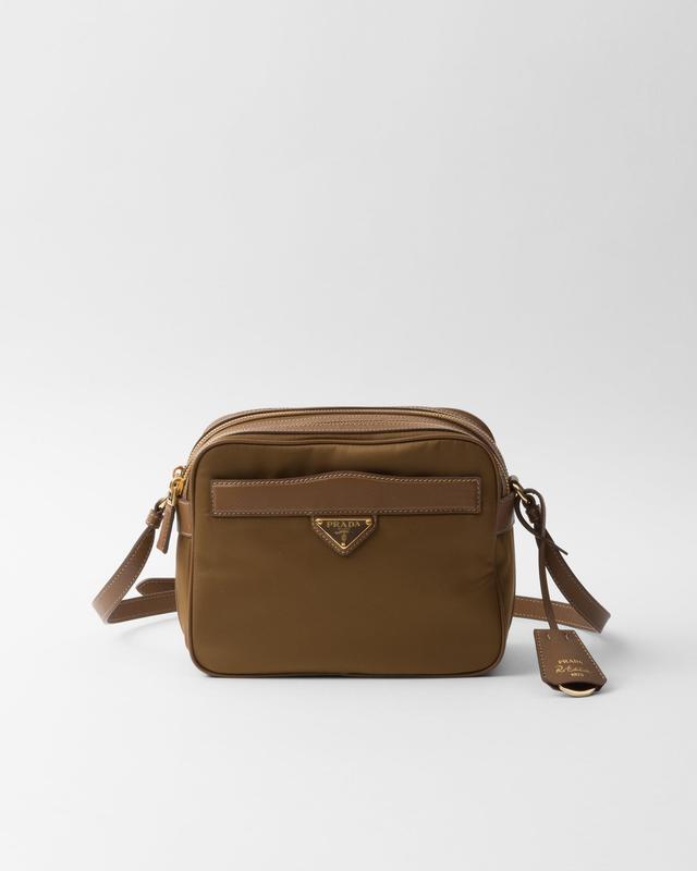 Prada Re-Edition 1978 Re-Nylon and Saffiano leather mini shoulder bag Product Image