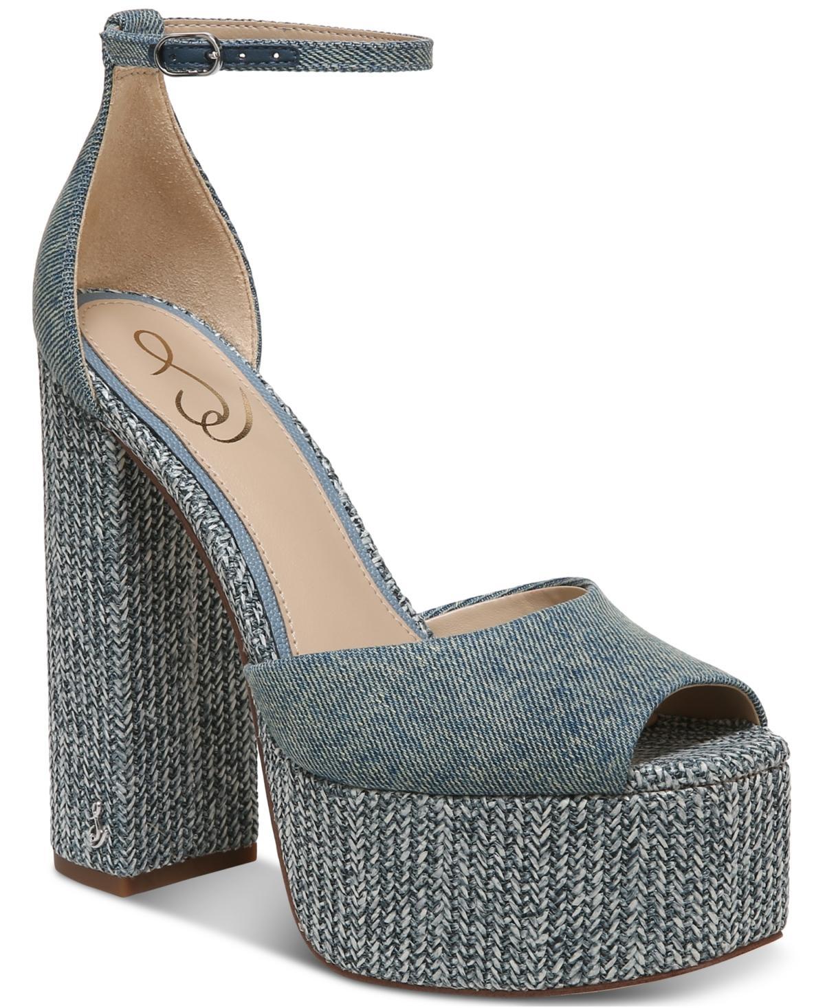 Sam Edelman Kori Ankle Strap Peep Toe Platform Sandal Product Image