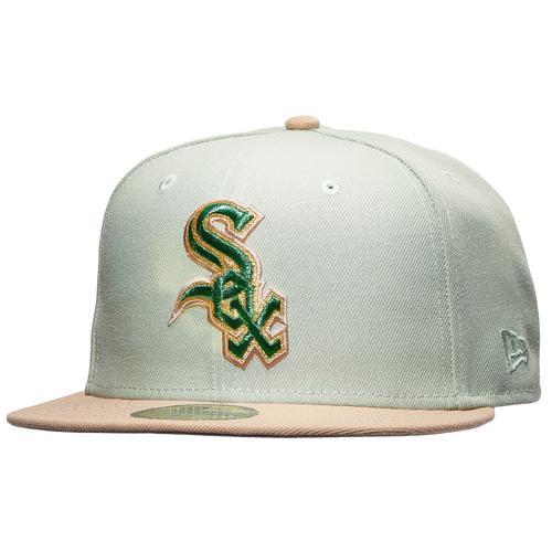 New Era Mens White Sox 59FIFTY 05 World Series Cap - Green/Tan Product Image