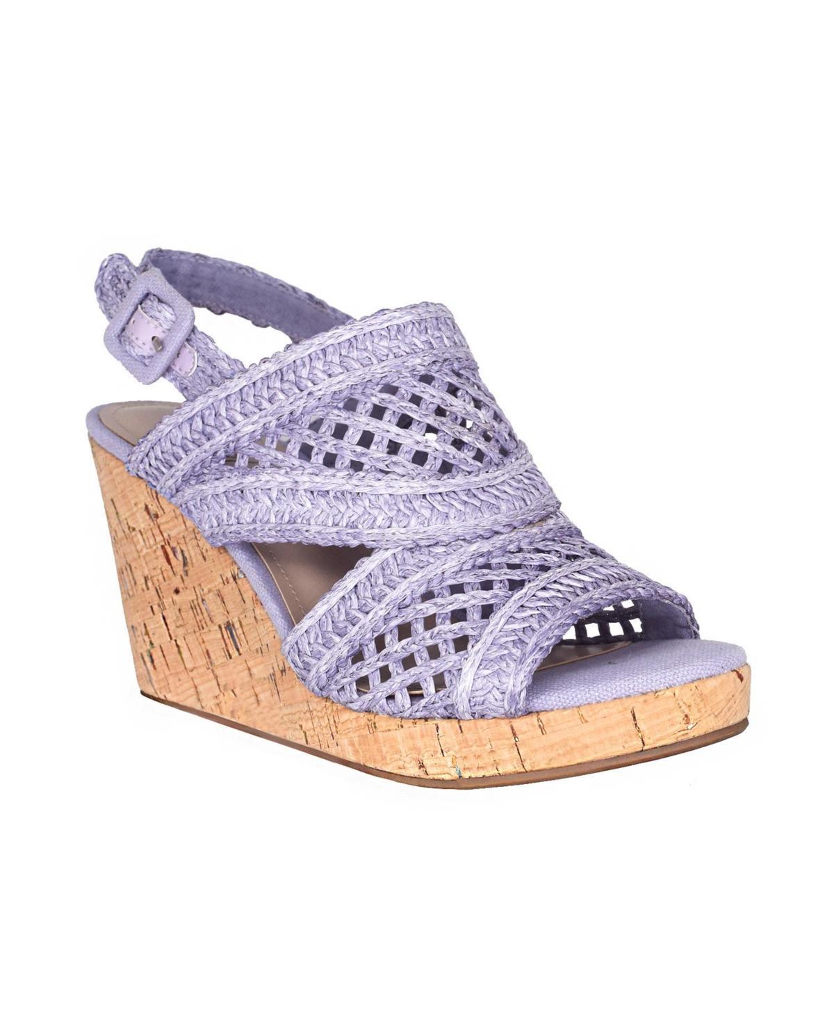 Impo Teangi Wedge Sandal | Womens | White | Size 6 | Sandals | Slingback | Wedge Product Image