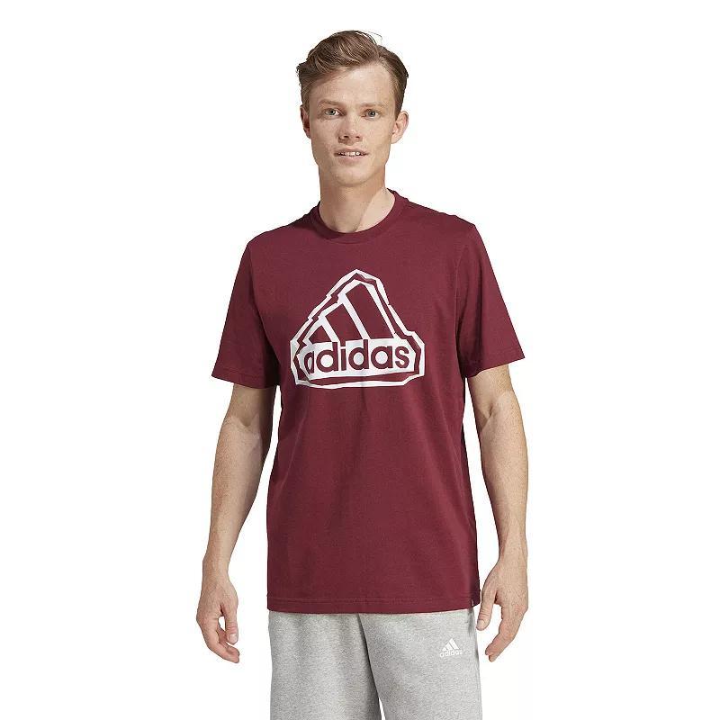 Mens adidas Folded Badge Sportswear Graphic Tee Product Image