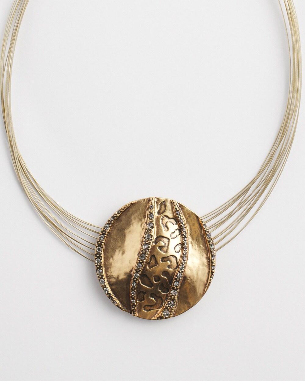 Leopard Pendant Necklace Product Image